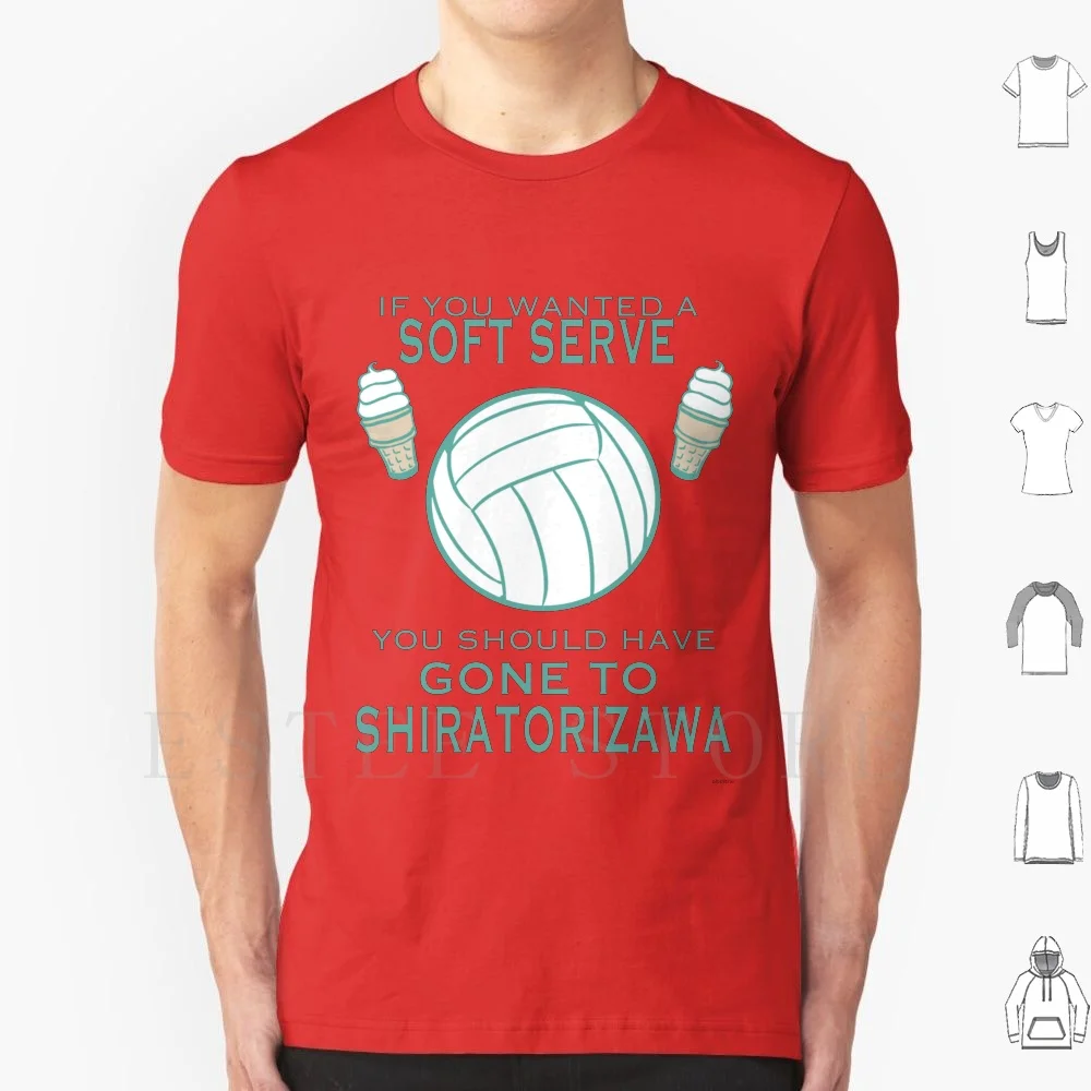 Soft Serve T Shirt Men Cotton 6xl Oikawa Tooru Volleyball Aoba Josai