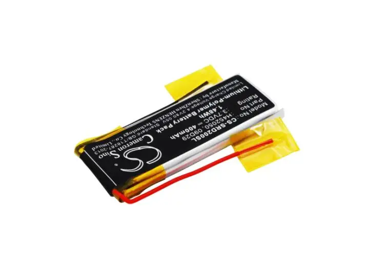 cameron sino 320mah battery for  CARDO Q1 Q3 for SCALA RIDER Q3 Rider FM WW452050PL_C  Wireless Headset Battery