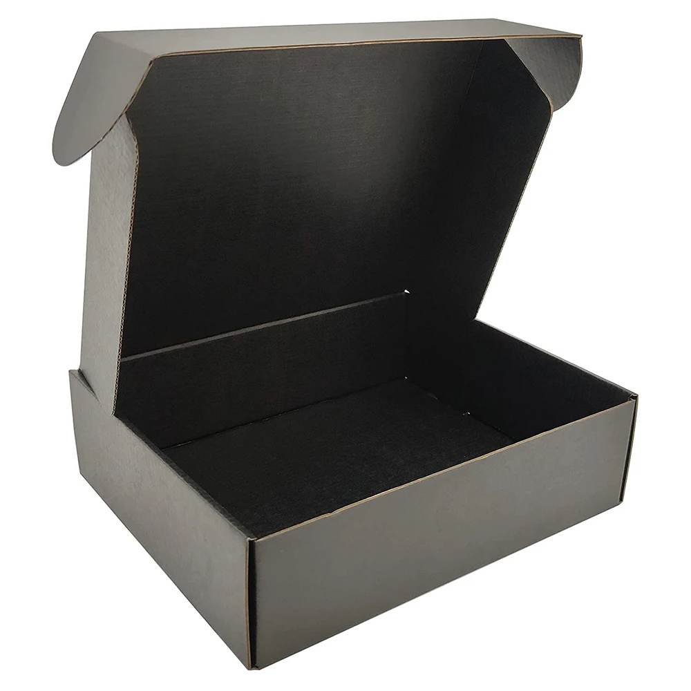 1Pcs Black Shipping Box Cardboard Packaging Boxes Jewelry Boxes Multiple Sizes Aircraft Gift Box Handmade Soap Packaging Boxes