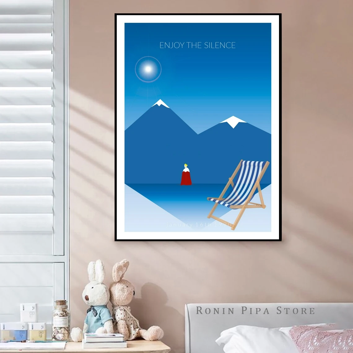 Enjoy The Silence Poster Music Album Cover Poster Art Print Canvas Painting Wall Pictures Living Room Home Decor (No Frame)