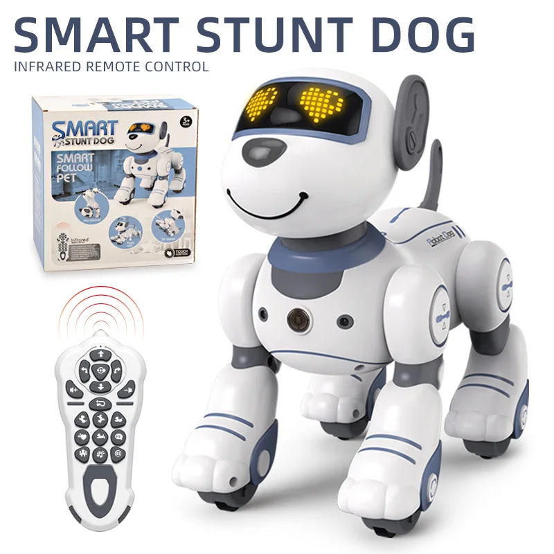 New Intelligent Robot Dog Smart Touch Sensor Interactive Funny Dog Mode Programming Action Pet Animals  Chinese English