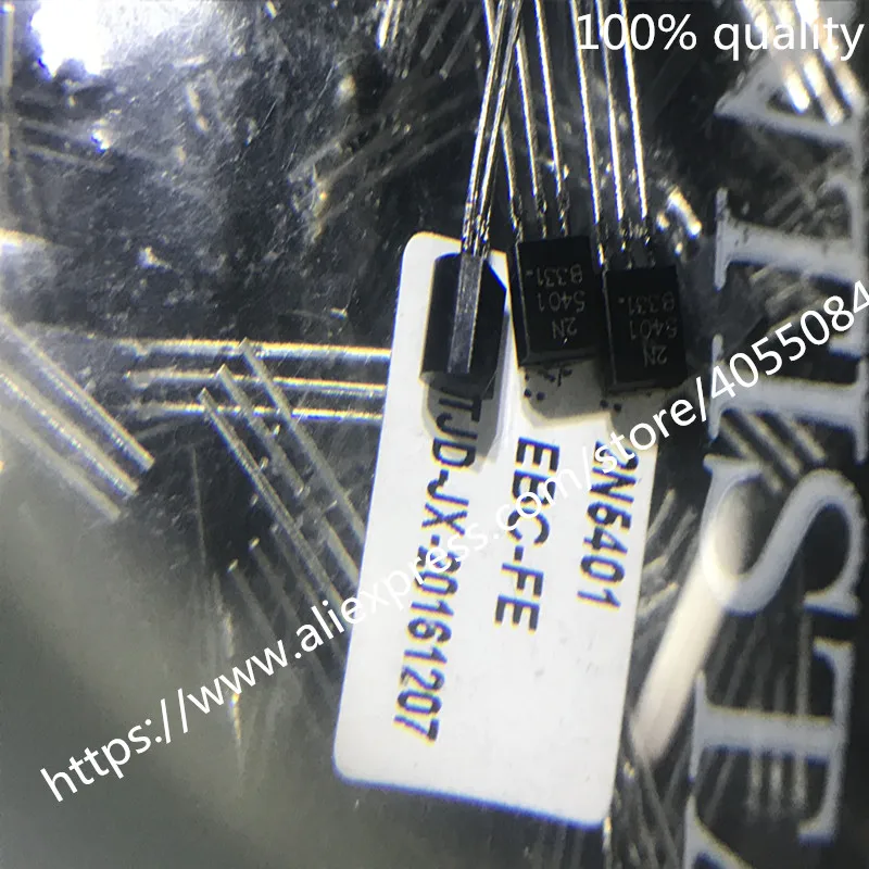 30PCS 2N5401 PNP 160V 0.6A 0.6W 100MHz Substitution compatibility 2N5551 new