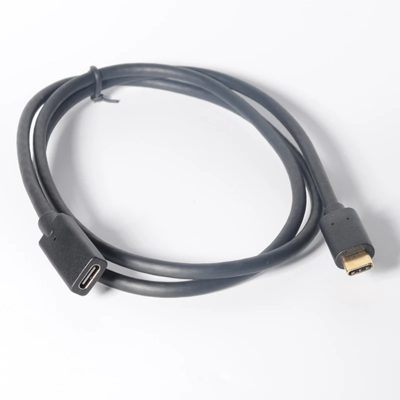 USB نوع C كابل إلى USB C كابل الذكور إلى الإناث سريع شحن شاحن كابل 30 سنتيمتر 60 سنتيمتر 1m 1.8m 1FT 2FT 3FT 6FT