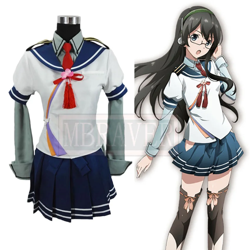 

Kantai Collection Oyodo Cosplay Cos Full Set Women's Halloween Party Costume Custom Made Any Size