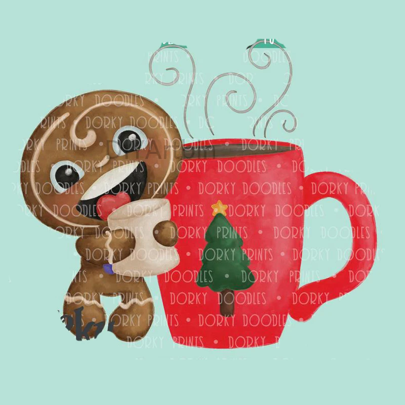 Gingerbread Teacup Cutting Dies Scrapbooking Paper Craft Layering Christmas Stencil Dies New 2021