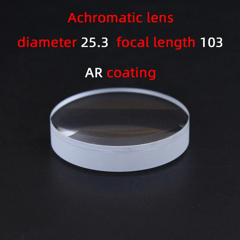 Diameter25.3 length103 Focale lente acromatica custom factory telescopio lente di ingrandimento di varie dimensioni