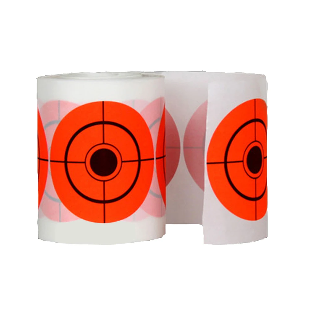 Bright Orange Sticker Targets-2