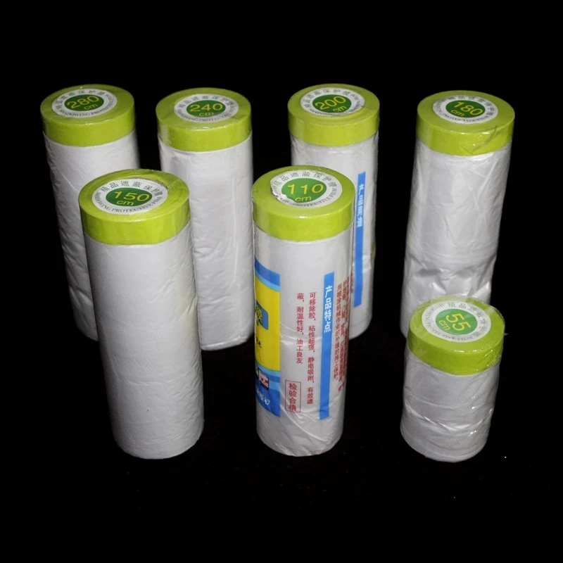 Green High Viscosity Spray Masking Tape Car Door Windows Shadowing Cover-up Film Decoration Furniture Paint Protective Films