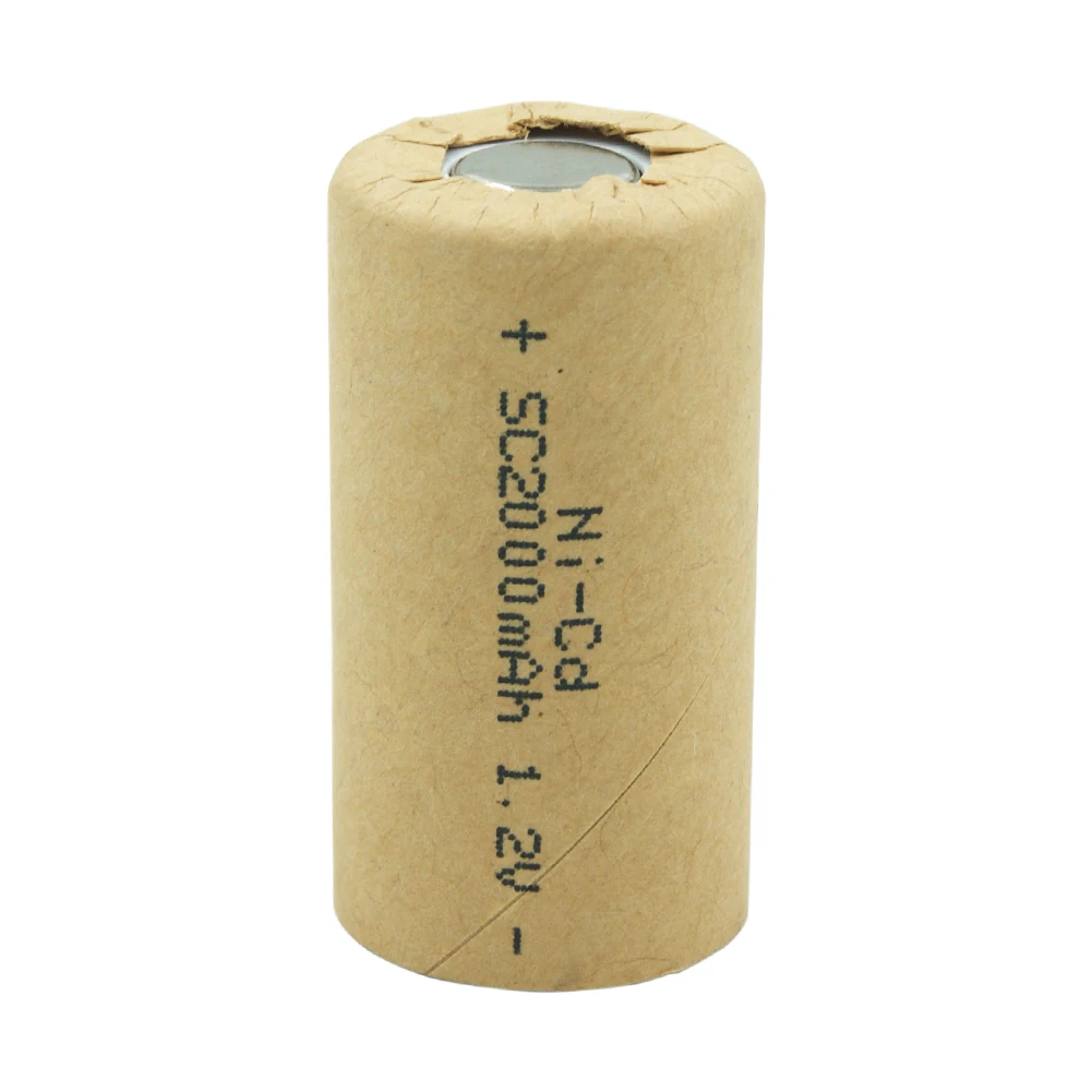 SC 2000mah 1.2v Battery NICD Power Cell Rechargeable Batteries for Electric Screwdriver for Power Tools