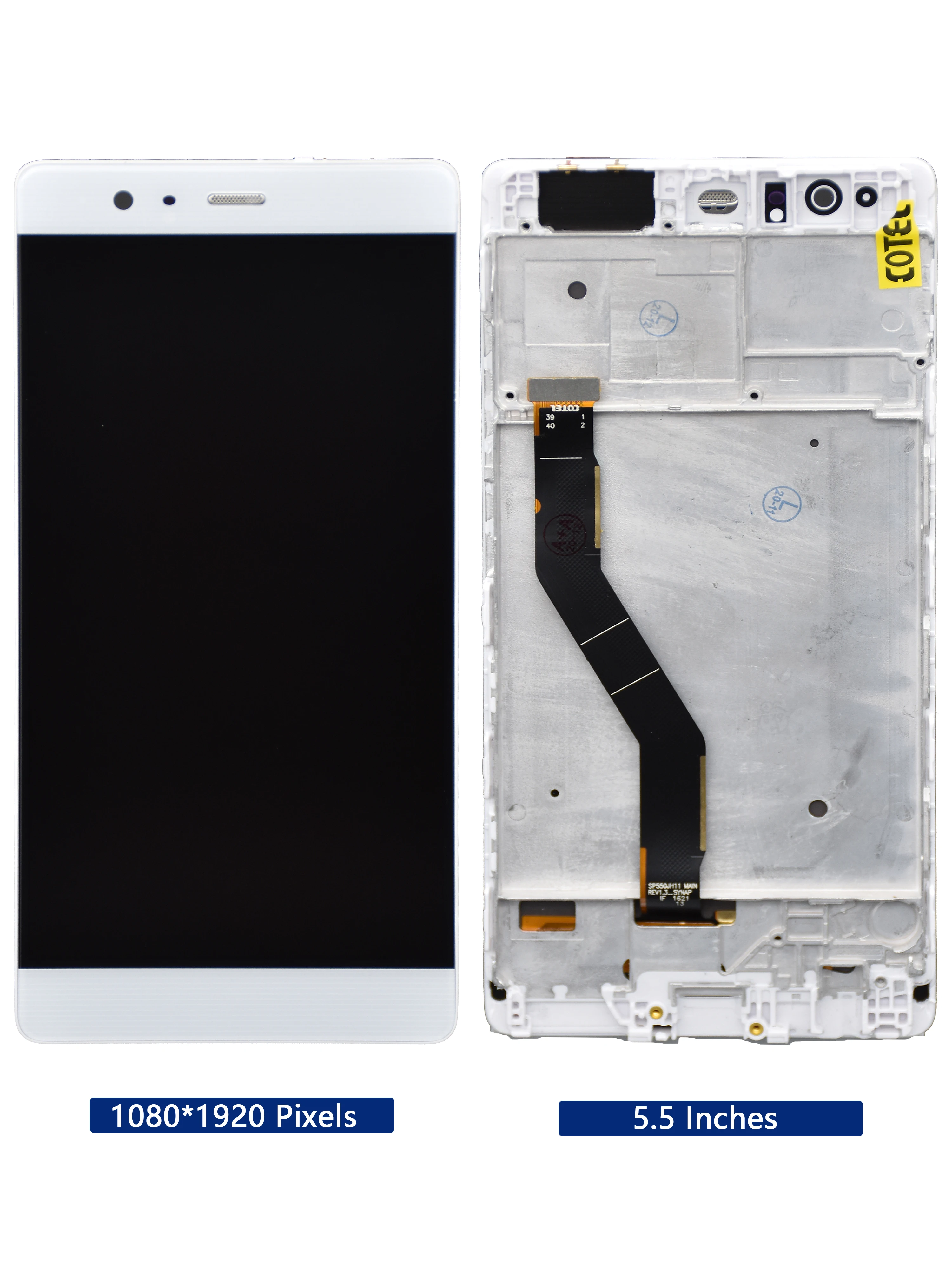 For Huawei P9plus LCD Display Touch Screen Digitizer Assembly Huawei P9 Plus EVA-L09 VIE-L09 AL10 Replacement Parts With Frame