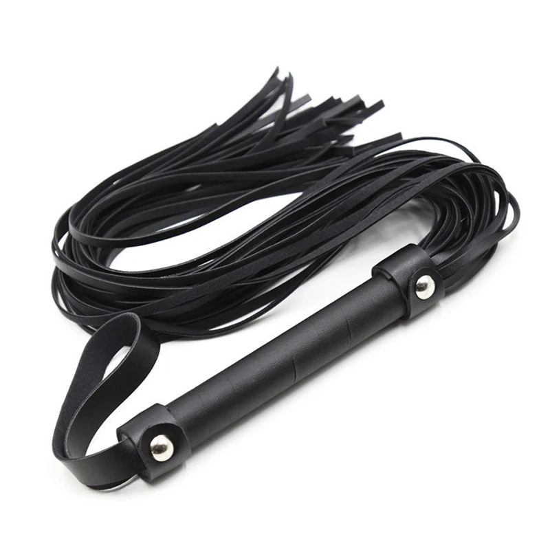 PU Leather Horse Whip Crop Tassels Short Whip With Handle,Equestrian Whips Teaching Training Riding Crop for Horse