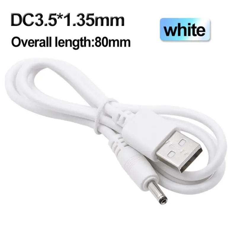 1pcs USB To DC 3.5 * 1.35mm Round Hole Mini Speaker Charging Cable 5V Power Cord 3.5mm Charging Cable For USB Fan USB Lamp