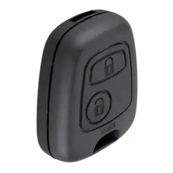 Schwarz 2 Tasten Auto Auto Key Eintrag Ersatz Remote Fob Shell Fall für PEUGEOT 106 107 206 207 307 406 407