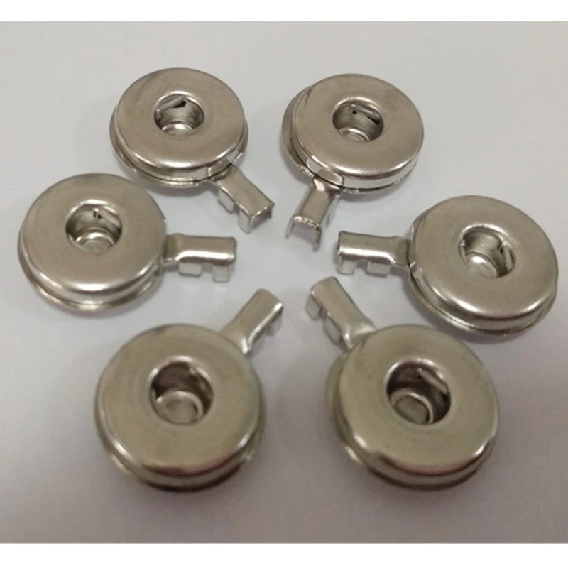 100pcs/lot 4.0  ECG Snap with terminal fittings Hardware stamping electrocardiograph metal button lead nickel-plated ECG Button