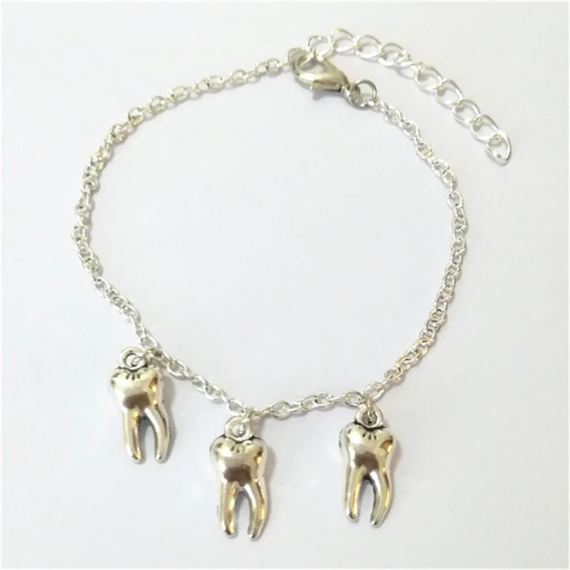 Adjustable Teeth Simple Bracelet Tooth Bracelet Dentist Bracelet Dentist Jewelry Dental Jewelry Gift for Her