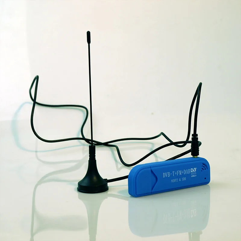 ТВ-тюнер USB2.0 синяя ТВ-палка DAB FM DVB-T RTL2832U R820T SDR RTL-SDR ключ-палка цифровой ТВ-приемник ИК-пульт с антенной