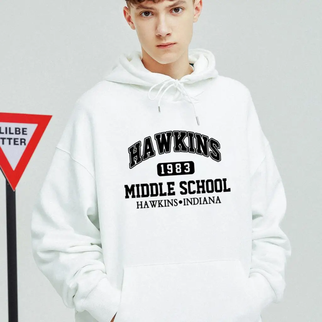 Hot Sale Brand Simple 1983 Printed Hoodies Women Autumn Warm Fleece Hoodie Hip Hop Itself Hoody Fashion Oversize Sportswear