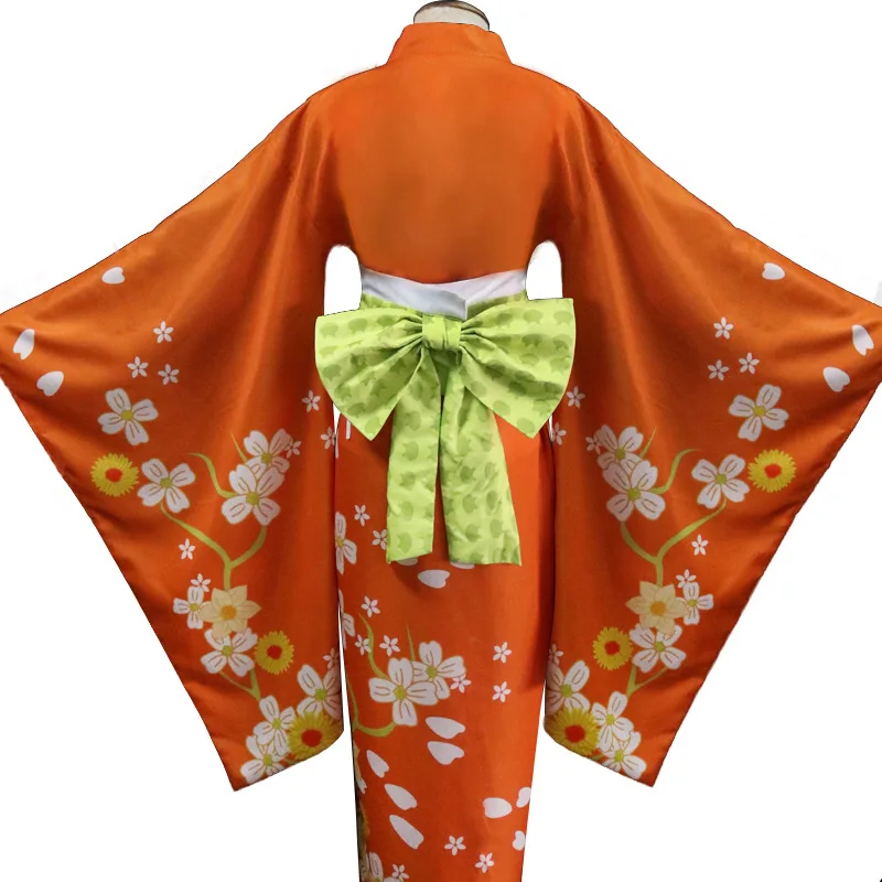 6 Pcs Halloween Carnival Dress For Women Hiyoko Saionji Costume Cosplay Danganronpa 2 addio desality Dancer Hiyoko Kimono Set