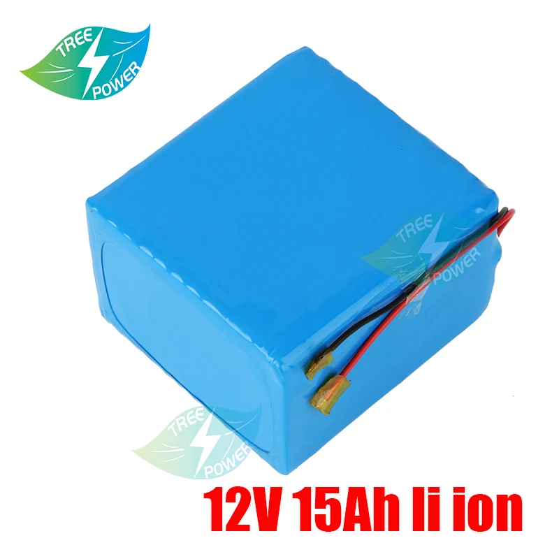 

12v 15Ah lithium battery li ion BMS 3s for 240w golf trolly cart Inverter supply light EV Children's toy + 3A charger