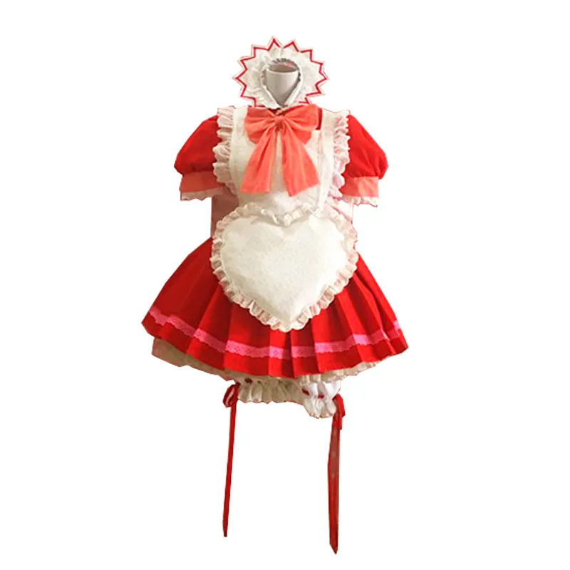 

Mew Mew Momomiya Ichigo Maid Dress Cosplay Costume Game Japanese Anime Outfit Coffee Lolita Multi-Styles