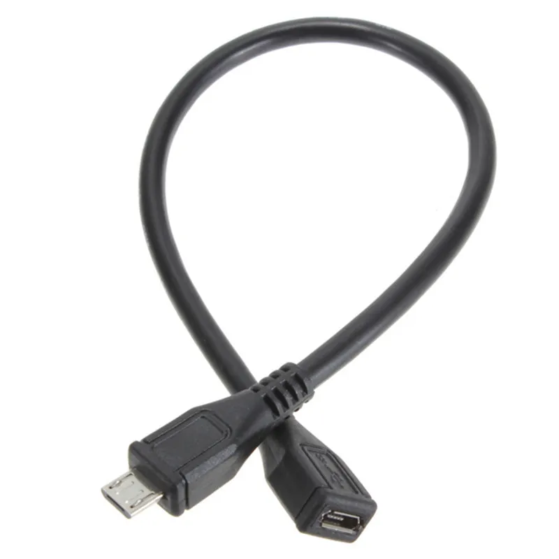 Hohe Qualität M/F Für Micro USB 2,0 Typ B Männlich Zu Weiblich Kabel Draht Extender Ladekabel kabel Gute Verkauf