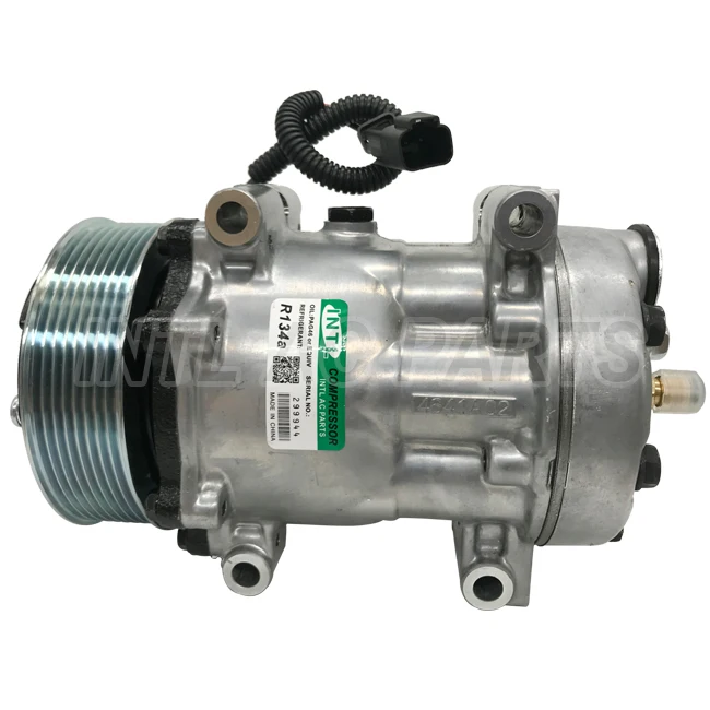 Sanden 4021 AUTO Car Air AC A/C Compressor for Caterpillar Bagger 2992212  3004277  3952123  299-2212  300-4277  395-2123