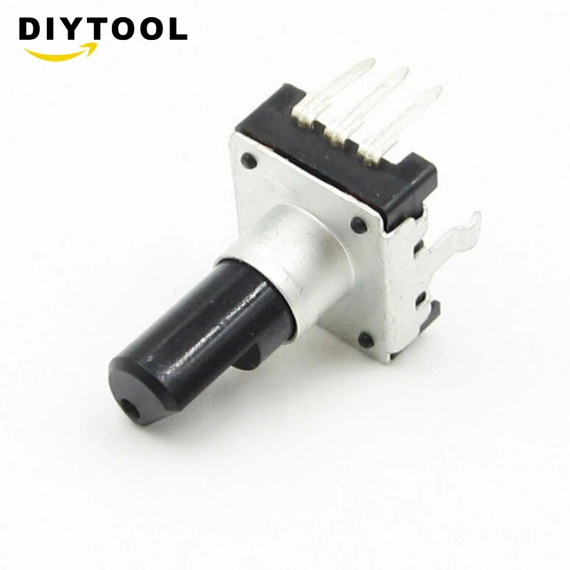 2 Chiếc Mới EC12 Quay Bộ Mã Hóa Âm Thanh Kỹ Thuật Số Chiết Áp Với 15Mm Tay Cầm