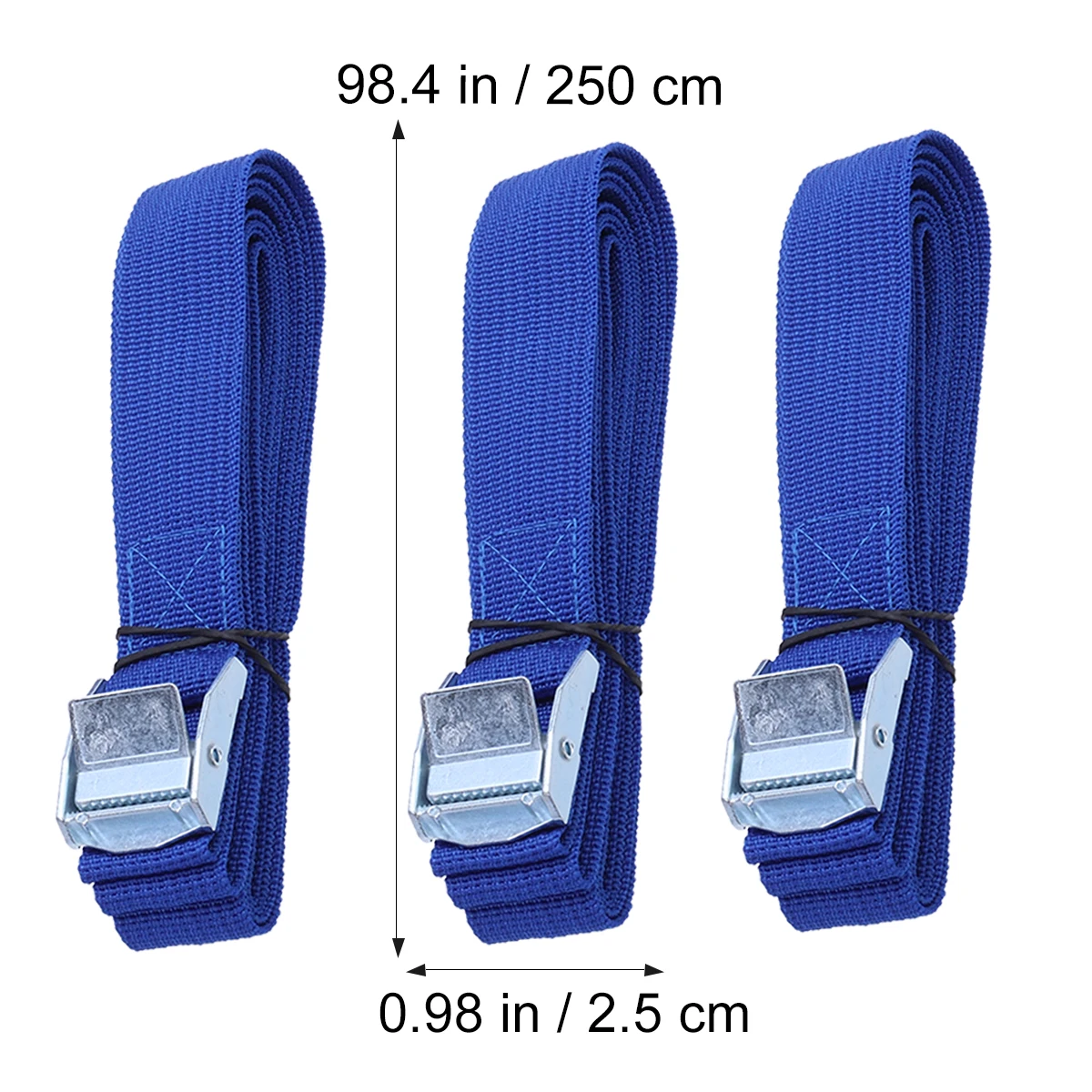 Lashing Straps with Buckle Nylon Quick Release Lashing Straps for Cargo Tie Down Car Roof Rack Luggage Kayak Carrier Moving
