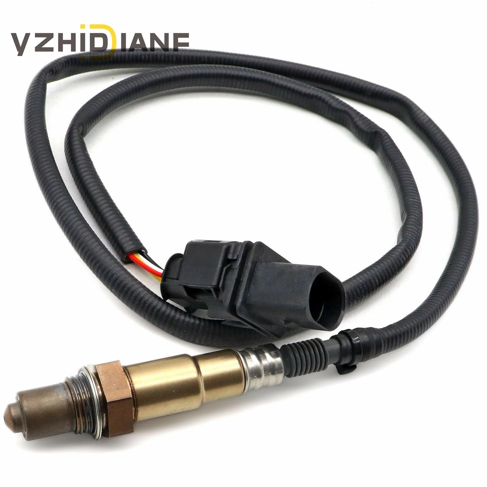 1pc 5 Wire Oxygen Sensor Lambda Sensor 17025 Lsu 4.9 For Bosch Denso 0258017025