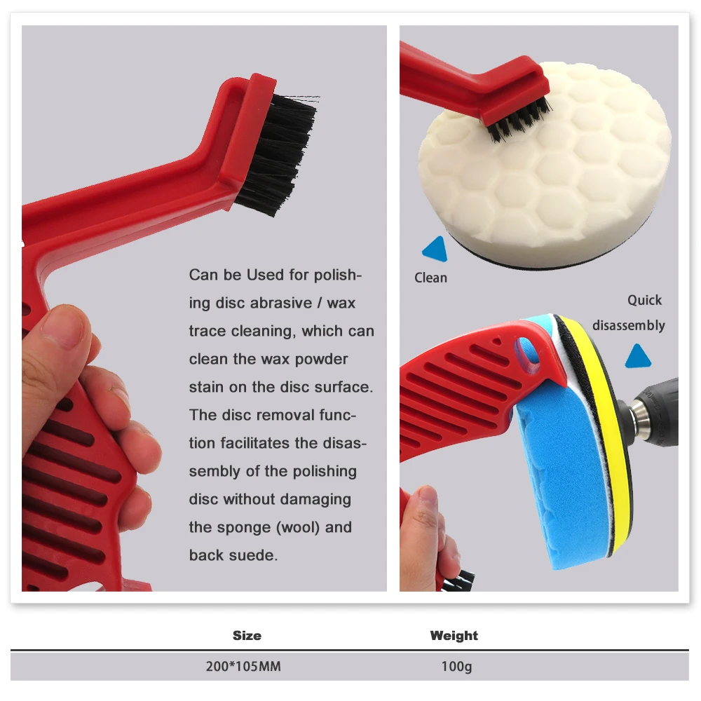 Almohadilla de espuma para acondicionamiento de coche, herramienta de limpieza para pulir, compuesto de microfibra, almohadillas y Bonnets
