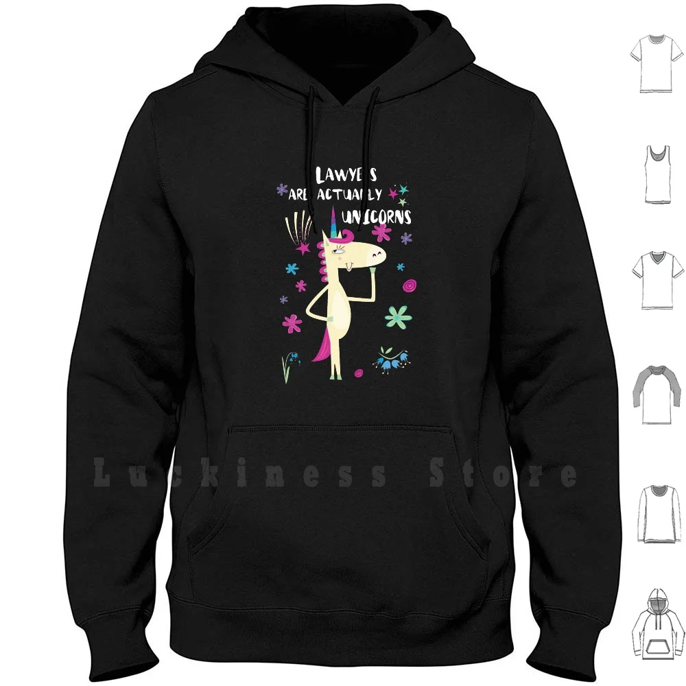 Lawyers Are Actually Unicorns hoodies long sleeve Lawyer Unicorn Gift Funny Birthday