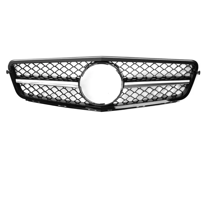 Racing Grills fits for Mercedes-benz C Class W204 2008-2014 C180 C200 C250 C300 C350 Front Bumper Grille Mesh Upgrade AMG Style