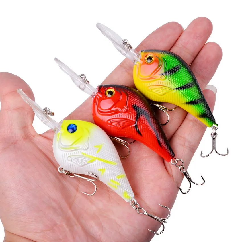 Crank Fishing Lure 9.5cm 11g Swimbait Crankbait Diving 1.5m-3m Artificial Hard bait Bass Fish wobbler lures Fishing Tackle