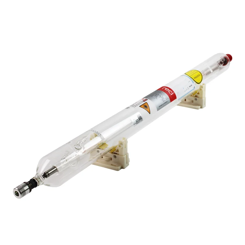 Laser Tube Reci T2 90W 100W CO2 Dia.65mm For CO2 Laser Cutting Equipment Parts Engraving