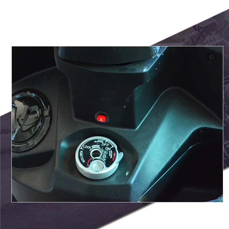 Red motorcycle electric car modified double flash switch Scooter warning switch Red Button Double jump switch with 11cm cable