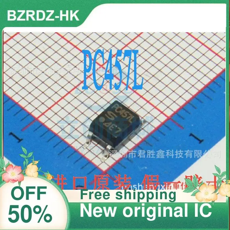 PC457L PC457 10ชิ้น SOP5วงจรรวมดั้งเดิมใหม่