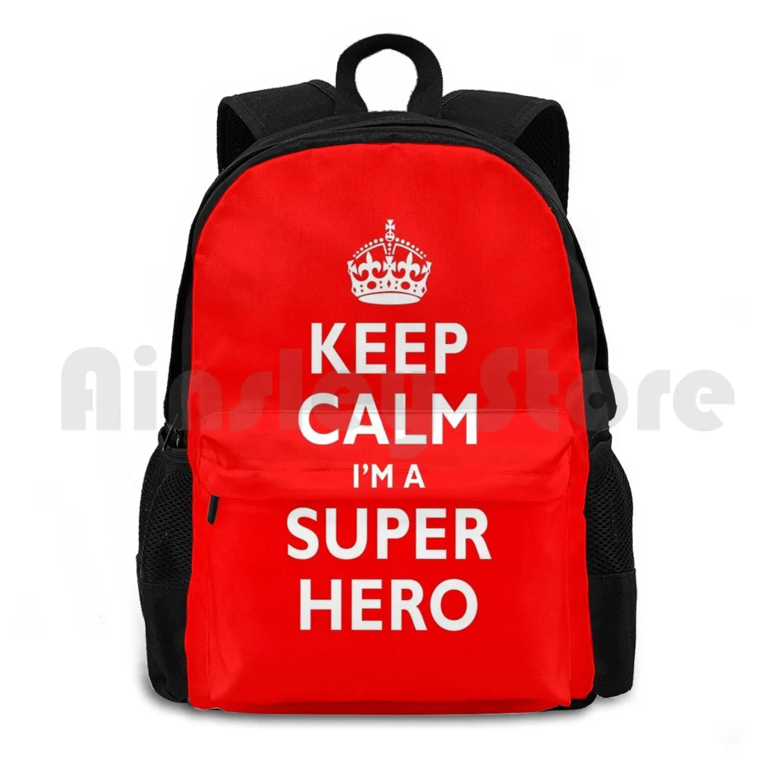 

Водонепроницаемый походный рюкзак «Keep Calm I'm A Super Hero»
