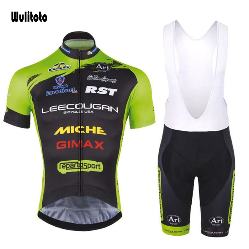 WULITOTO Outdoor summer Short Sleeve set MTB Cycling Jersey Bicycle Top Shirt For Men