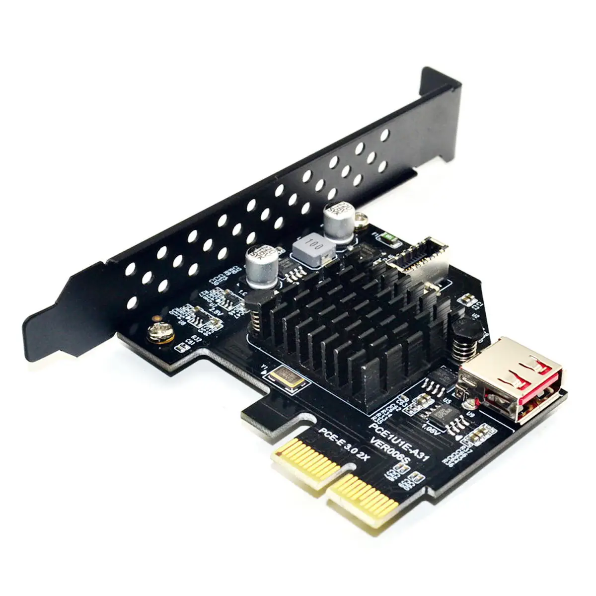 

Chenyang USB 2.0 USB 3.1 Front Panel PCI-E Express Card Adapter for Motherboard