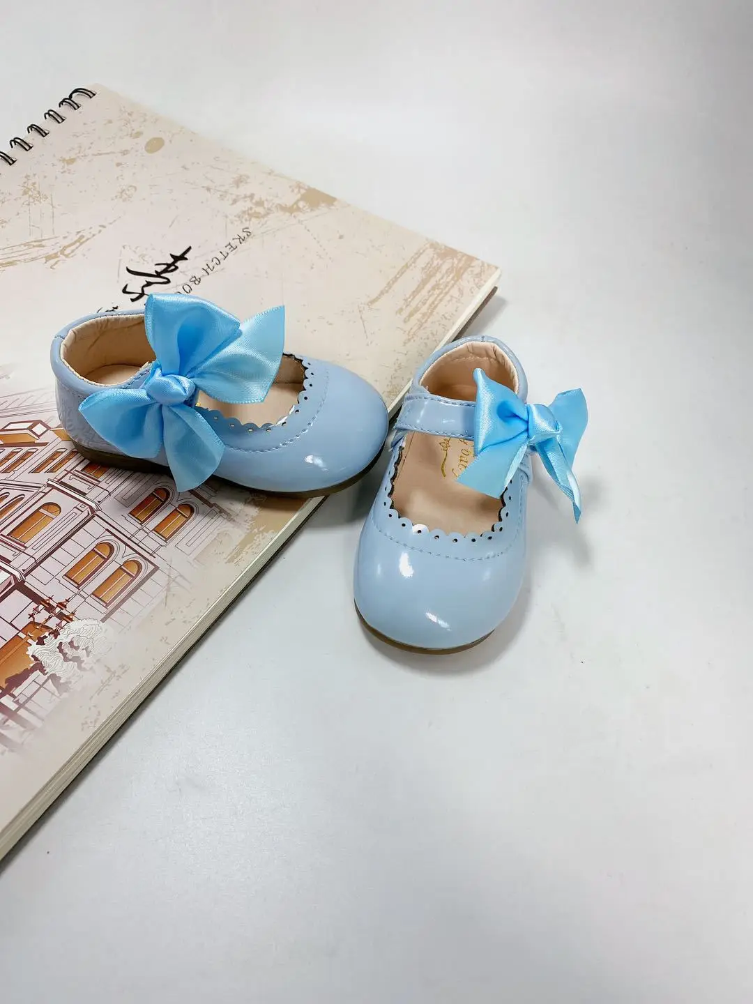 2023 Spring Autumn Baby Kids Leather Shoes Children Cute Oxfords Bright Colors Girls Party Performance Dance Shoes Size 15-30