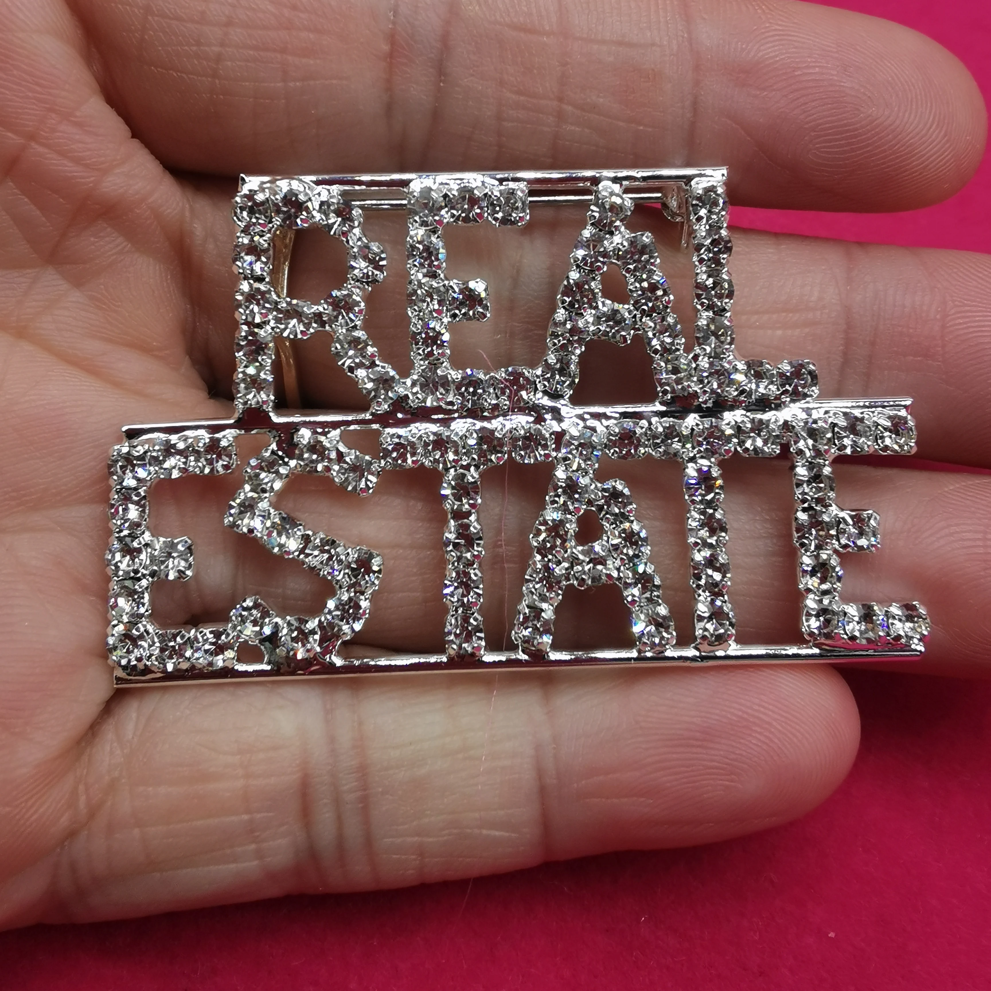 GRANDBLING Occupations Theme Crystal Brooch 