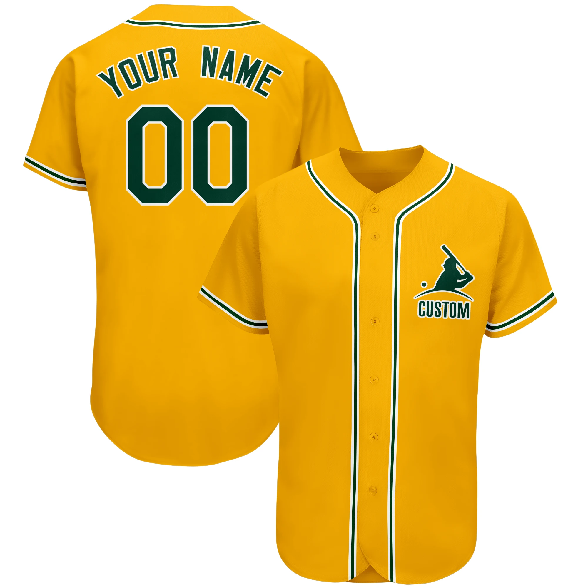 Baseball Jersey Full Sublimated Team Name/Numbers Custom Make Your Own Quick-dry Button-down Tee Shirts for Men/Kids Best Gift