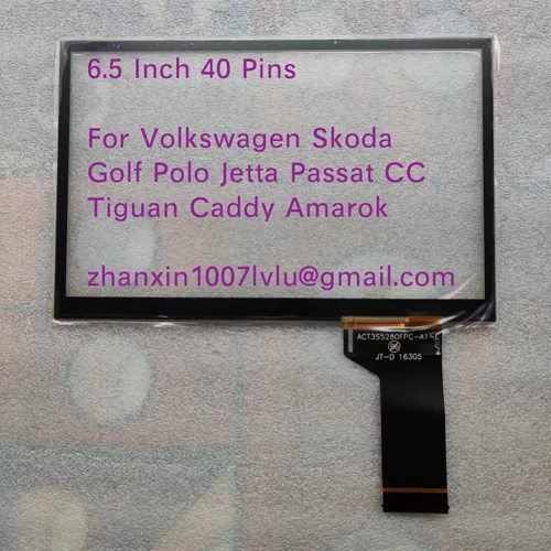 Radio Multimedia con GPS para coche, Radio con reproductor, pantalla táctil de 6,5 pulgadas, 40 Pines, compatible con VW, Golf, Polo, Jetta, Passat, CC, Tiguan, Caddy, Amarok