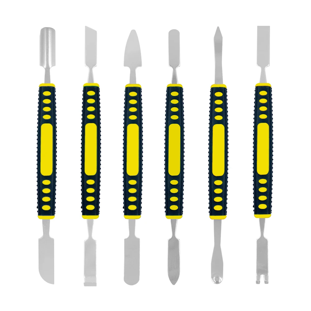 6pcs/set Prying Opening Repair Tool kit For Mobile Phone Notebook Dual Heads Metal Spudger Hand Tools Sets Crowbar
