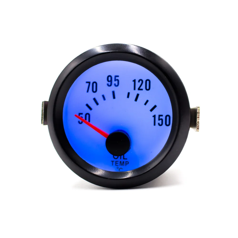 

2" 52mm Oil temp gauge Universal 50~150 C Auto Oil temperature gauge Blue Led Car meter