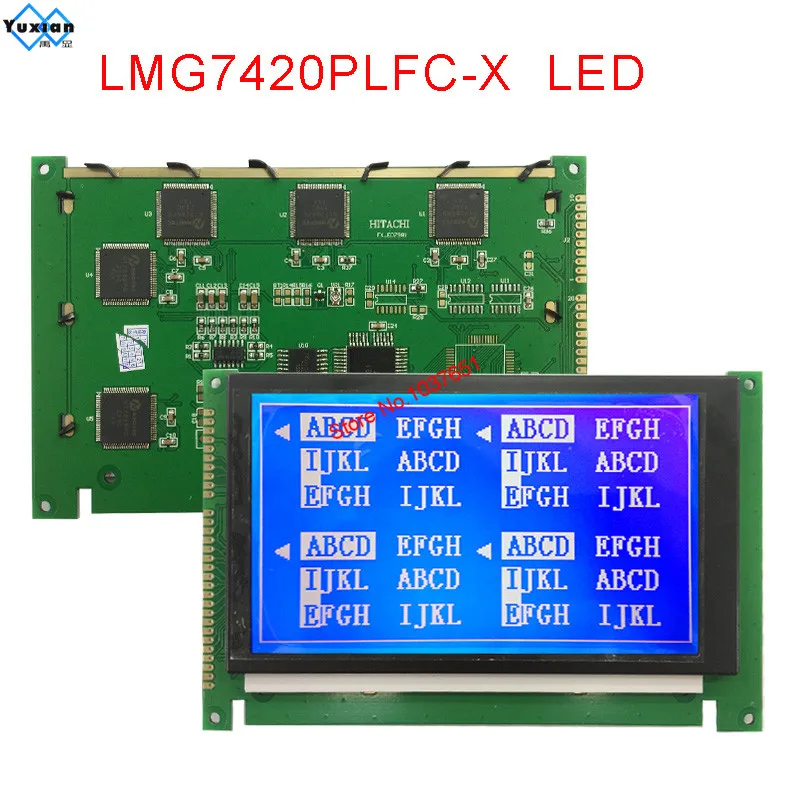 LMG7420PLFC-X 240*128 LCD 디스플레이 모듈 LED CCFL 새 제품