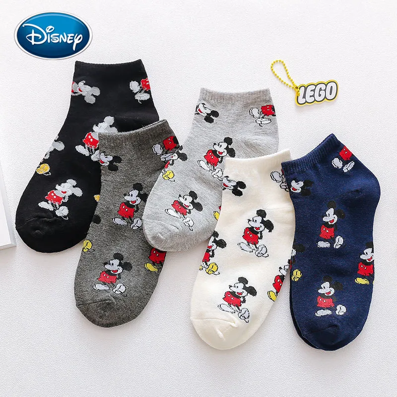 

Girl Mickey Socks Fashion Cartoon Novelty Disney Warm Mouse Short Socks Wild Comfortable Breathable Cotton Sokken
