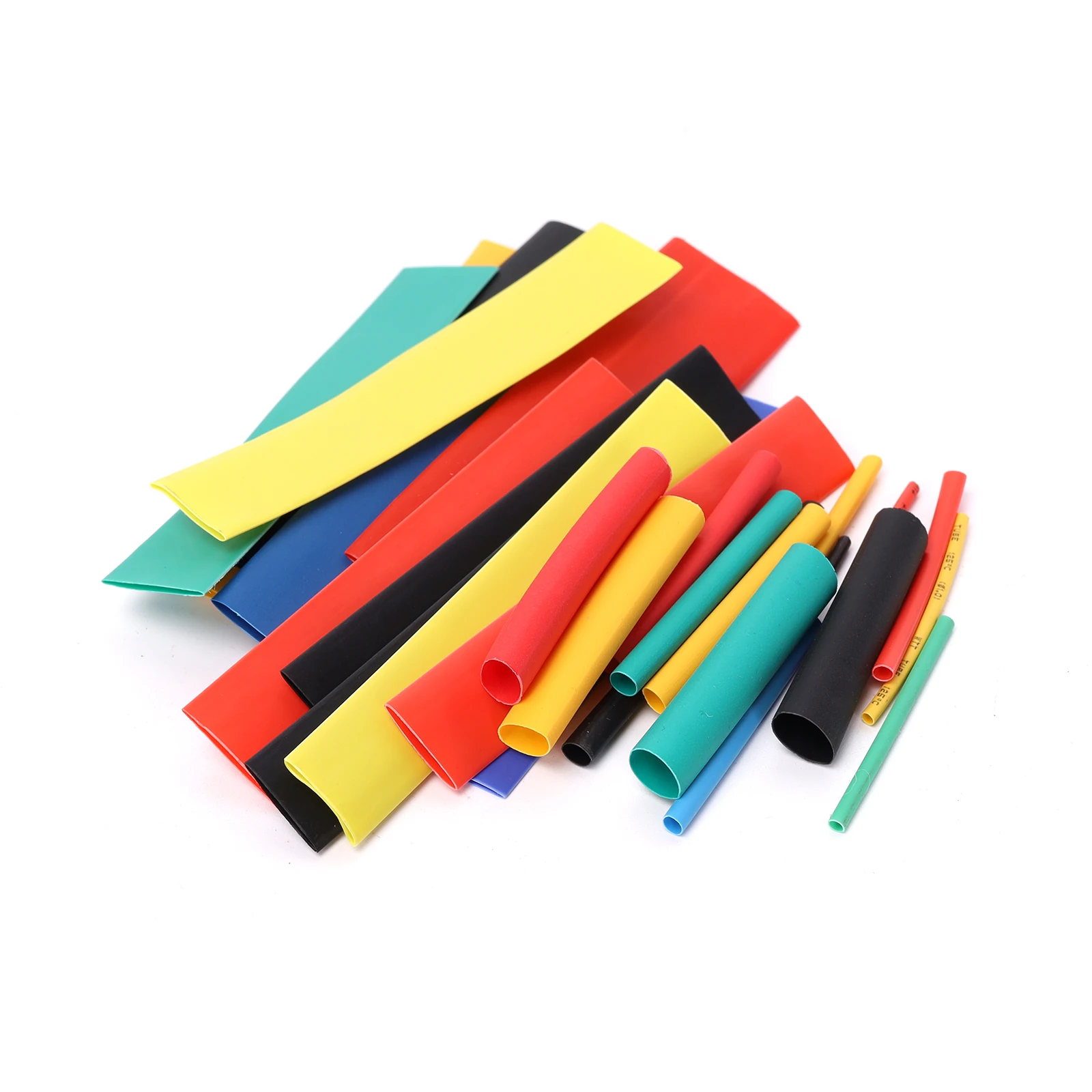 164Pcs/Lot Color Heat Shrink Tubing Shrinkage Ratio 2:1 Insulation Protection Kit For Repair Wire Cable Connection End Treatment