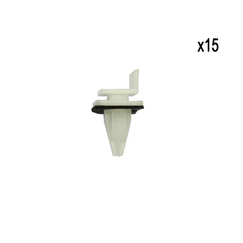 15pcs For Honda OE#91513-SM4-000 Acura Integra Legend MDX Nylon Rocker Panel Moulding Clip Retainer Fastener