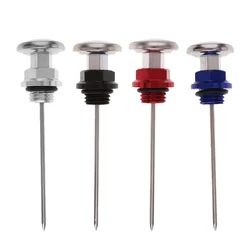 Motorcycle Oil Tank Dipstick with Temperature Gauge for 110cc 125cc Motorbike Dirt Pit Bike ATV Aluminum Alloy